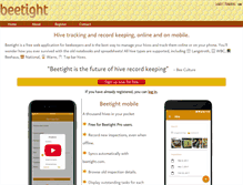 Tablet Screenshot of beetight.com